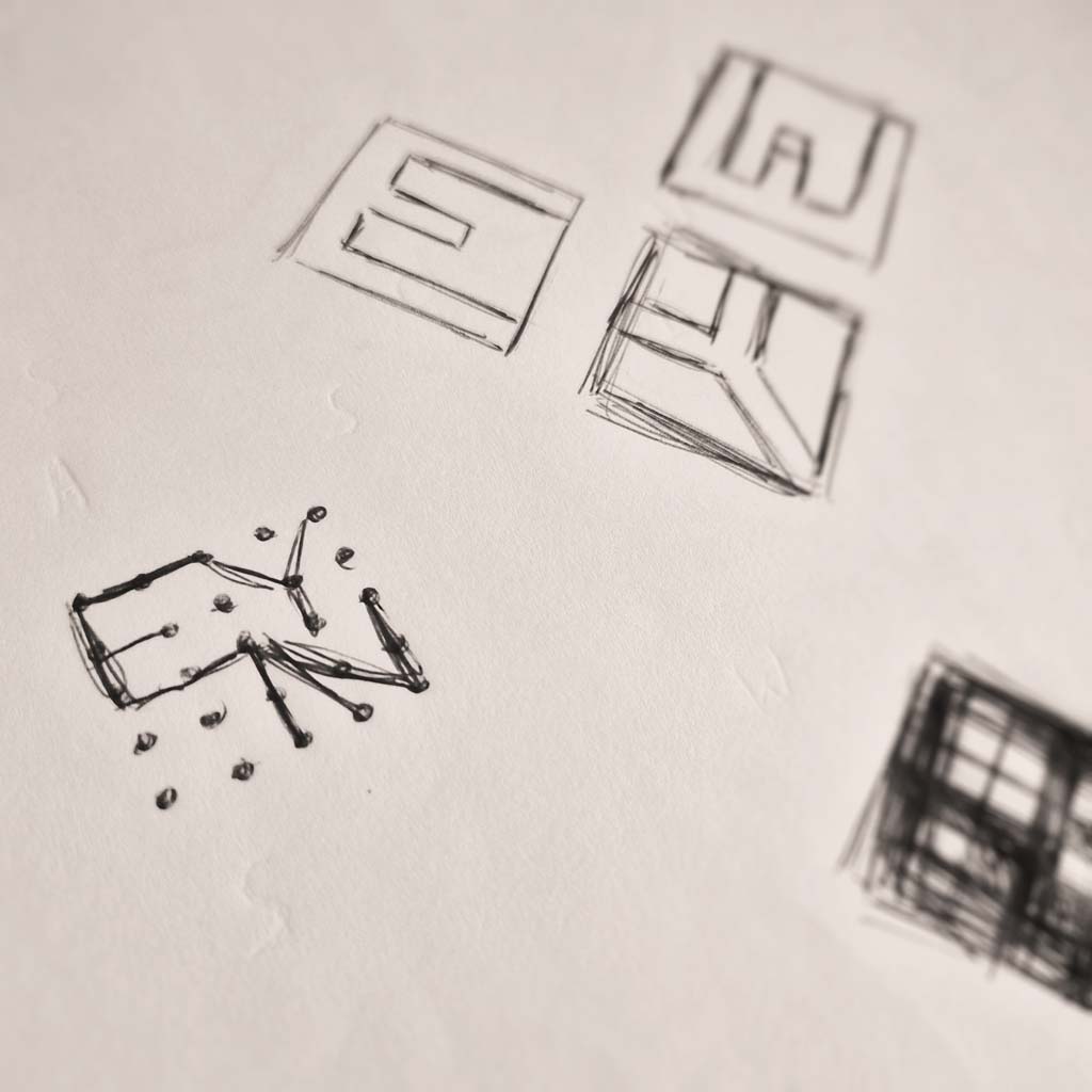 EYN logo sketches