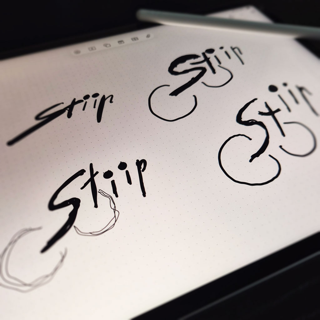 Stiip logo sketches