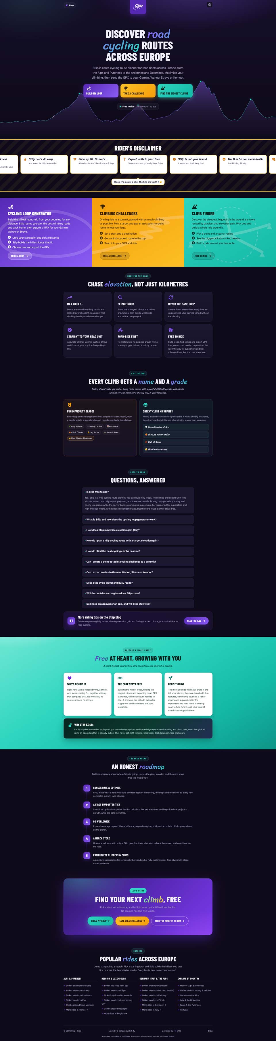 Stiip website